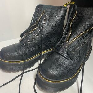 Dr. Martens Black Leather Jadon Boots